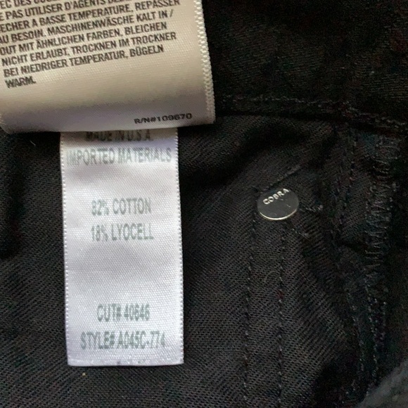 Agolde Jamie High Waist Classic Black Jeans 24 - Picture 12 of 12
